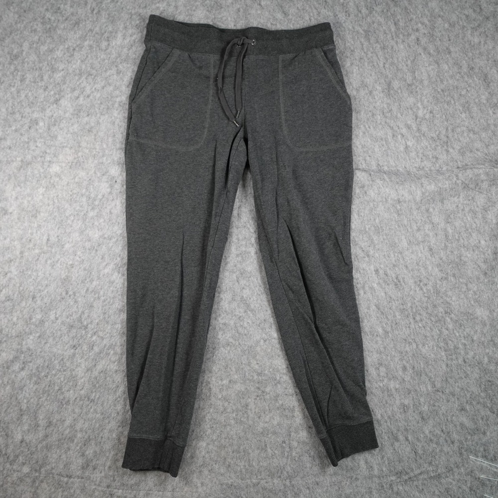 LL Bean Pants Women Extra Small Petite Gray Ultra Soft Sweats Drawstring Jogger